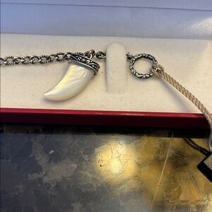 Samuel B. Silver Charm Bracelet with Ivory Accents
